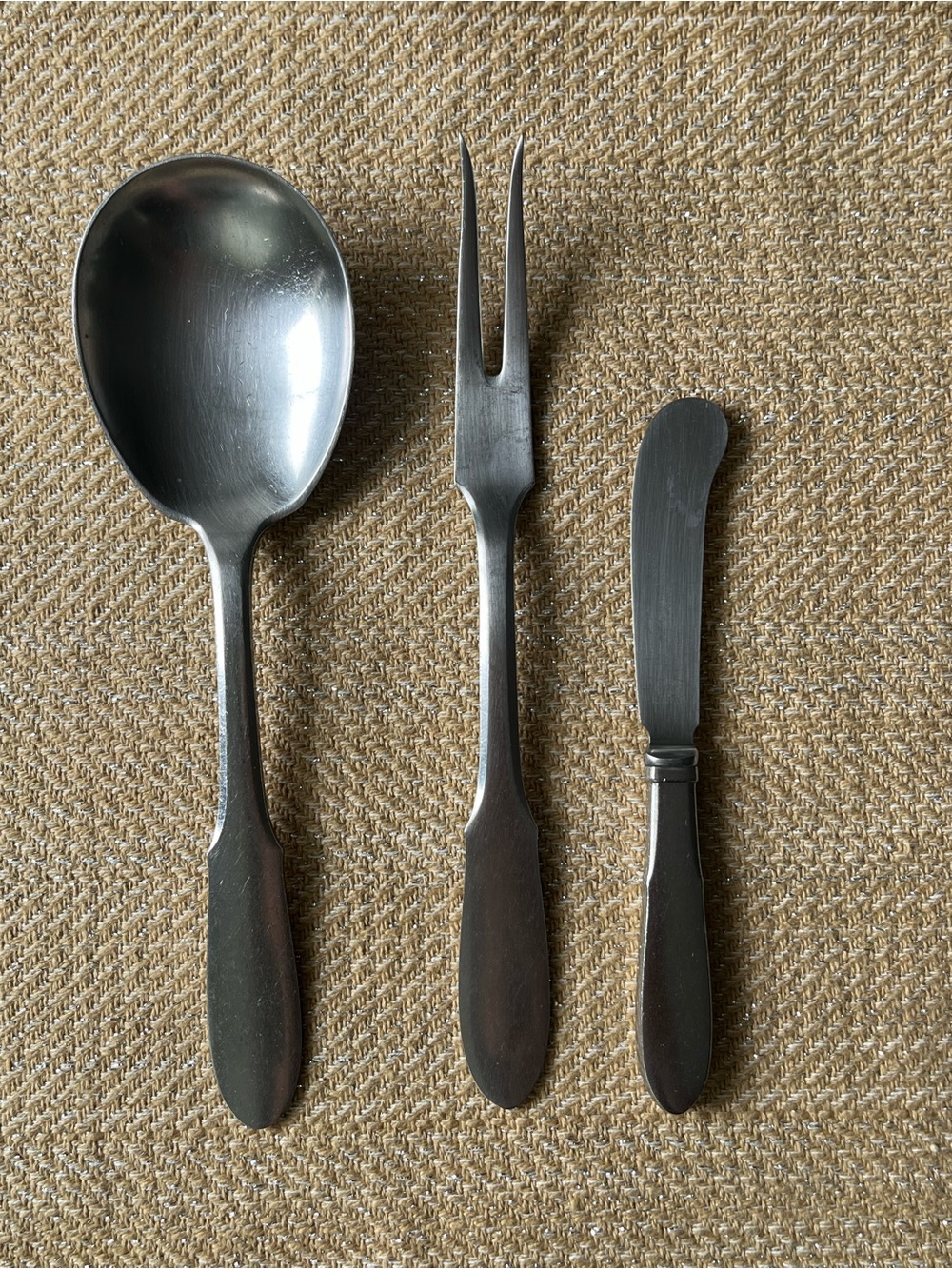 Mitra (Stainless) by GEORG JENSEN (DENMARK) Serving Utensils (3)
